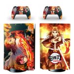 Demon Slayer: Kimetsu No Yaiba PS5 Skin Sticker And Controllers