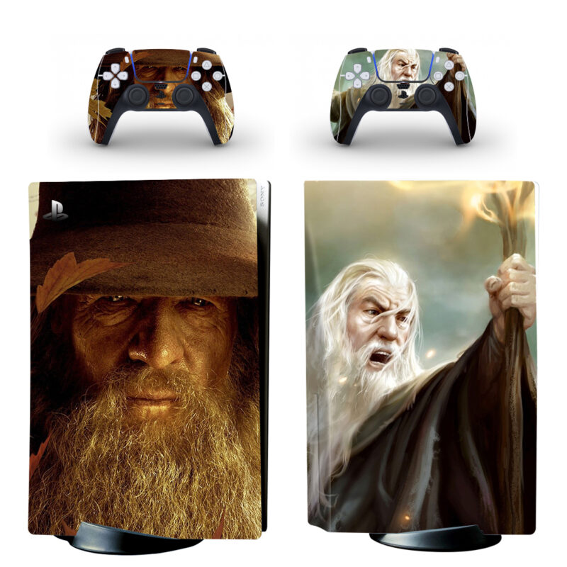 Lord Of The Rings Gandalf PS5 Skin Sticker Decal