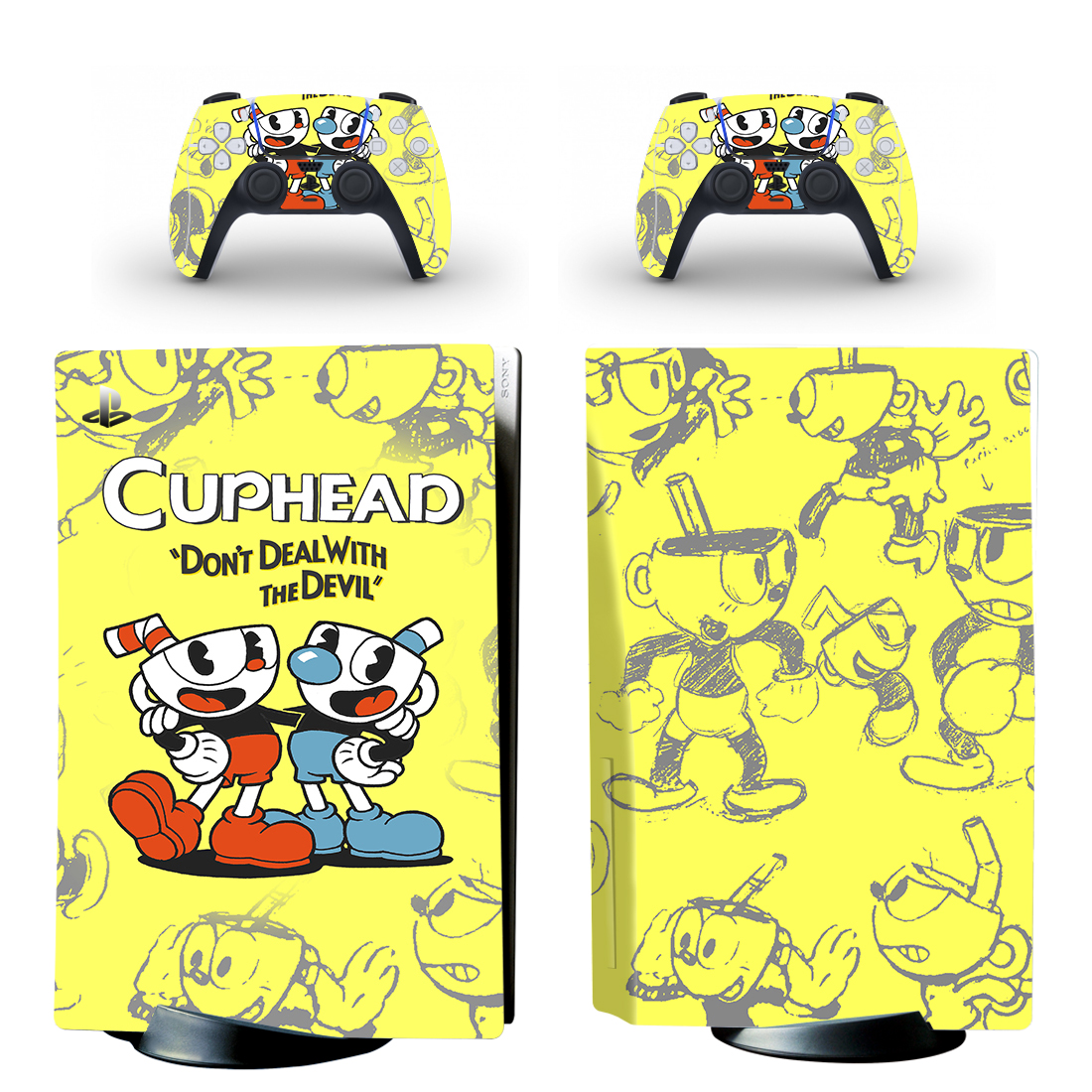 Cuphead PS5 Skin Sticker Decal 