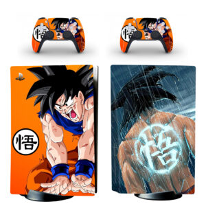 Dragon Ball Goku PS5 Skin Sticker And Controllers Design 1