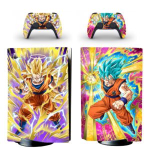 Dragon Ball Super Saiyan Goku PS5 Skin Sticker Decal