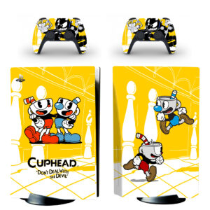 Cuphead PS5 Skin Sticker Decal Design 1