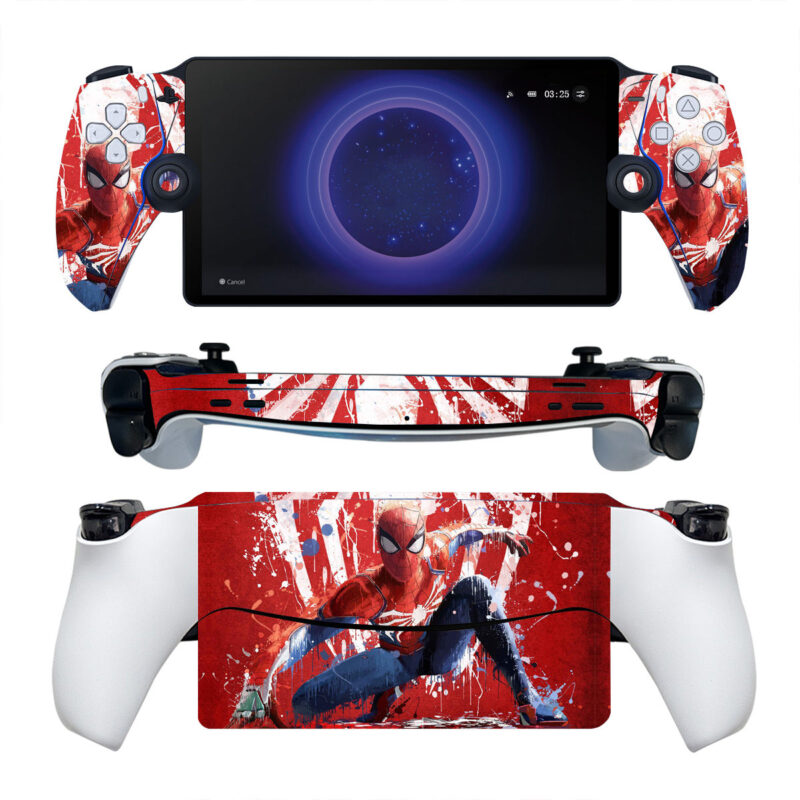 Marvel's Spider-Man Splash Painting PS Portal Skin Sticker