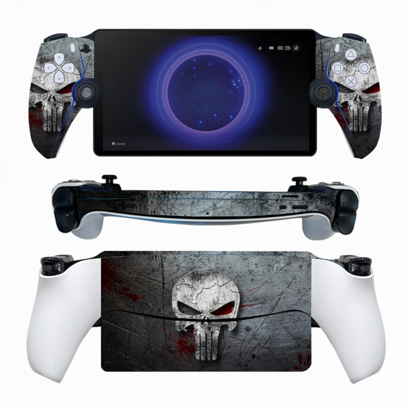 The Punisher Bloody Skull PS Portal Skin Sticker