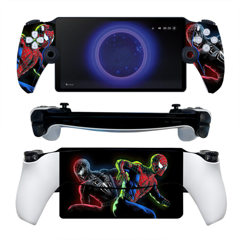 Spider-Man Neon PS Portal Skin Sticker