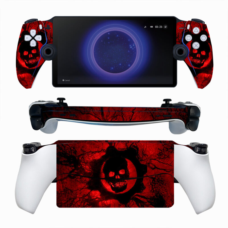 Gears Of War 3 Skull PS Portal Skin Sticker