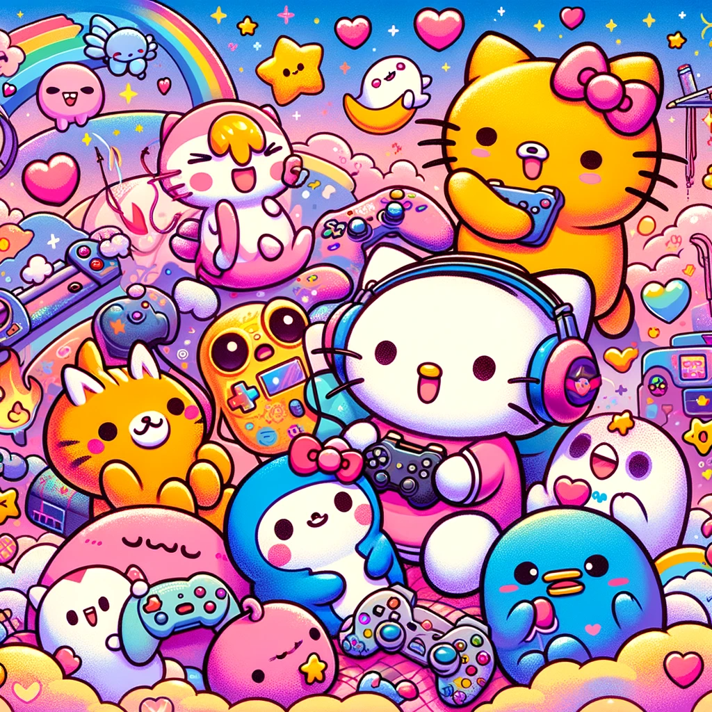 Kawaii Craze: Adorable Skins for Your Gaming Consoles - Hello Kitty And Friends