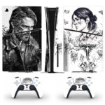 The Last Of Us Part II Art Skin Sticker For PS5 Slim