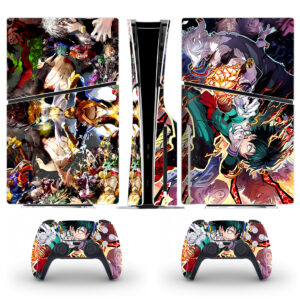 My Hero Academia Skin Sticker For PS5 Slim Design 3