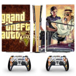 Grand Theft Auto V Skin Sticker For PS5 Slim Design 4