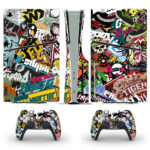 Sticker Bomb Skin Sticker For PS5 Slim