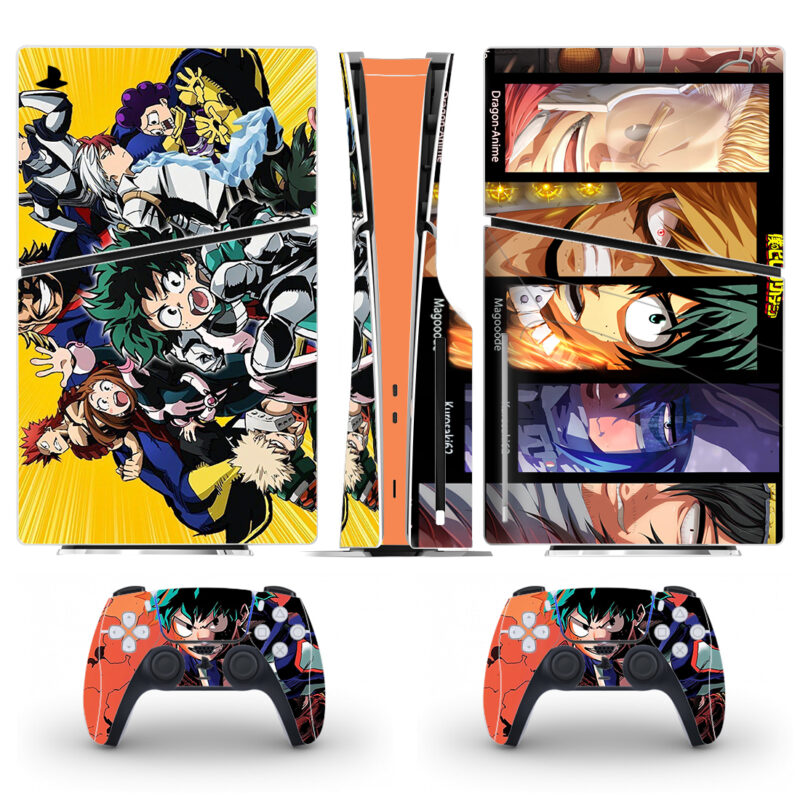 My Hero Academia PS5 Slim Skin Sticker Cover Design 3