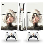 NieR:Automata Skin Sticker For PS5 Slim Design 1