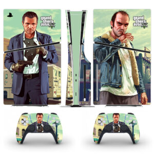 Grand Theft Auto V PS5 Slim Skin Sticker Cover Design 5