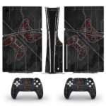 PS5 Wallpaper Vinyl Decal Black Skin Sticker For PS5 Slim