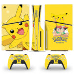 Pokémon Pikachu Skin Sticker For PS5 Slim