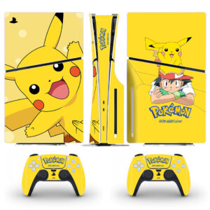 Pokémon Pikachu Skin Sticker For PS5 Slim