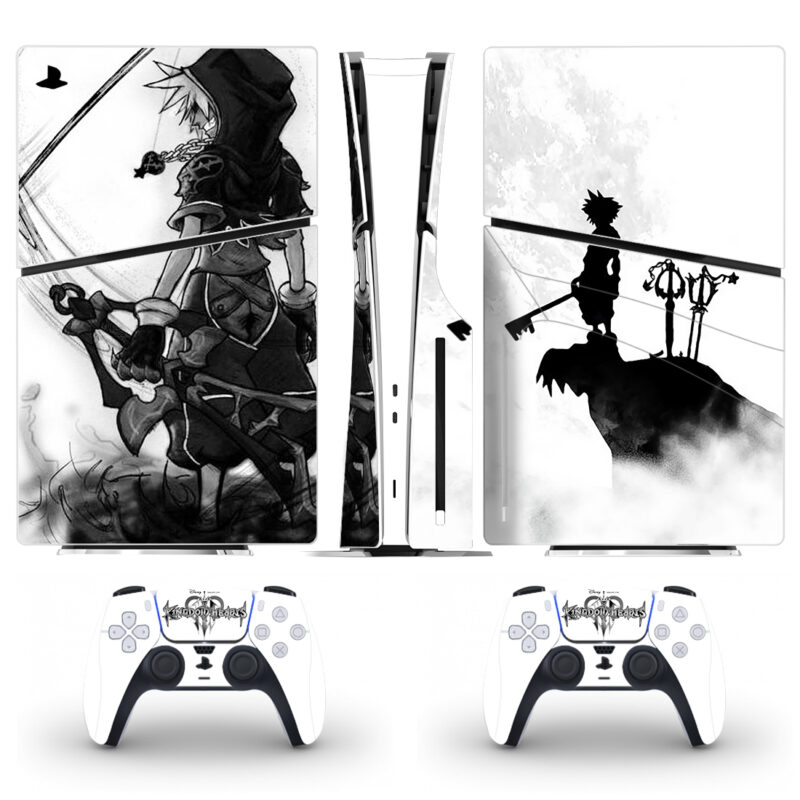 Kingdom Hearts III Skin Sticker For PS5 Slim Design 1