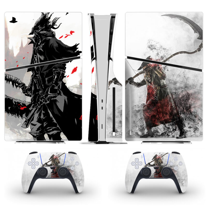 Bloodborne Skin Sticker For PS5 Slim Design 3