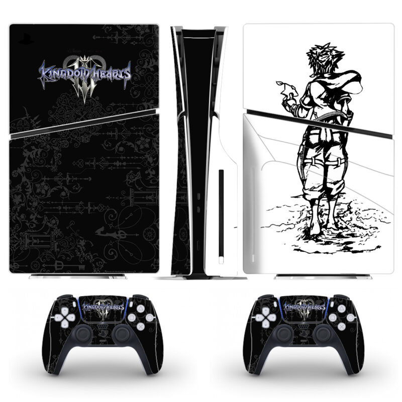 Kingdom Hearts III Skin Sticker For PS5 Slim Design 2