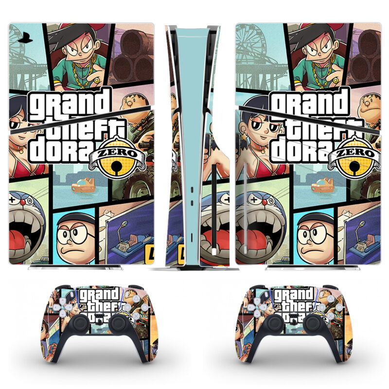 Grand Theft Dora Zero Skin Sticker For PS5 Slim