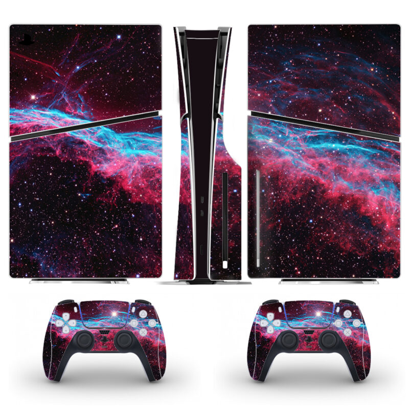 Lagoon Nebula Starry Night Sky Skin Sticker For PS5 Slim