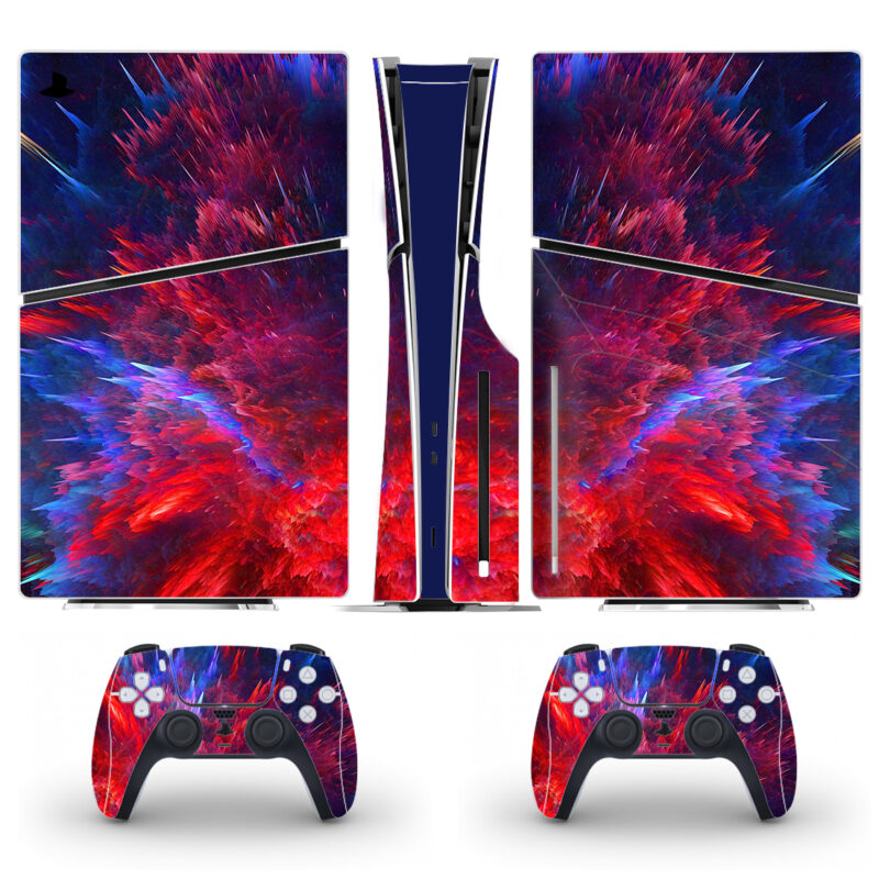 Color Explosion Skin Sticker For PS5 Slim