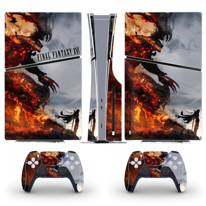 Final Fantasy XVI Skin Sticker For PS5 Slim