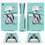 Pokemon Squirtle Skin Sticker For PS5 Slim