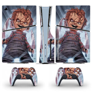 Chucky PS5 Slim Skin Sticker Cover