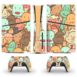 Kawaii Wallpaper Skin Sticker For PS5 Slim