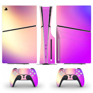 Purple Pastel Gradient Skin Sticker For PS5 Slim