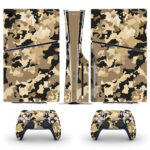 Camouflage Military Texture Skin Sticker For PS5 Slim