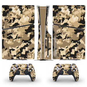 Camouflage Military Texture Skin Sticker For PS5 Slim