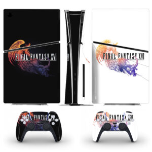 Final Fantasy XVI Skin Sticker For PS5 Slim Design 1