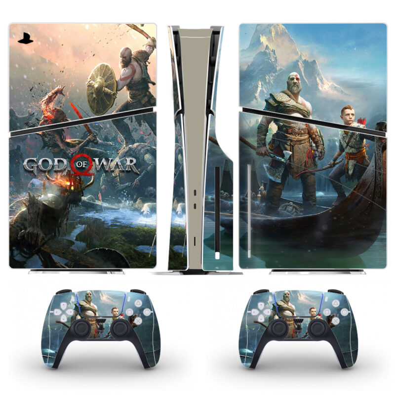 God Of War PS5 Slim Skin Sticker Cover