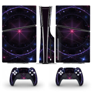 3D Dimensional Shiny Compass Skin Sticker For PS5 Slim