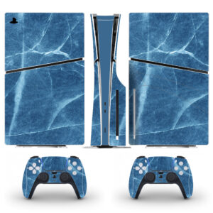 Blue Marble Texture Skin Sticker For PS5 Slim