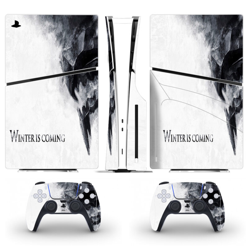 Winter Is Coming PS5 Slim Skin Sticker Cover