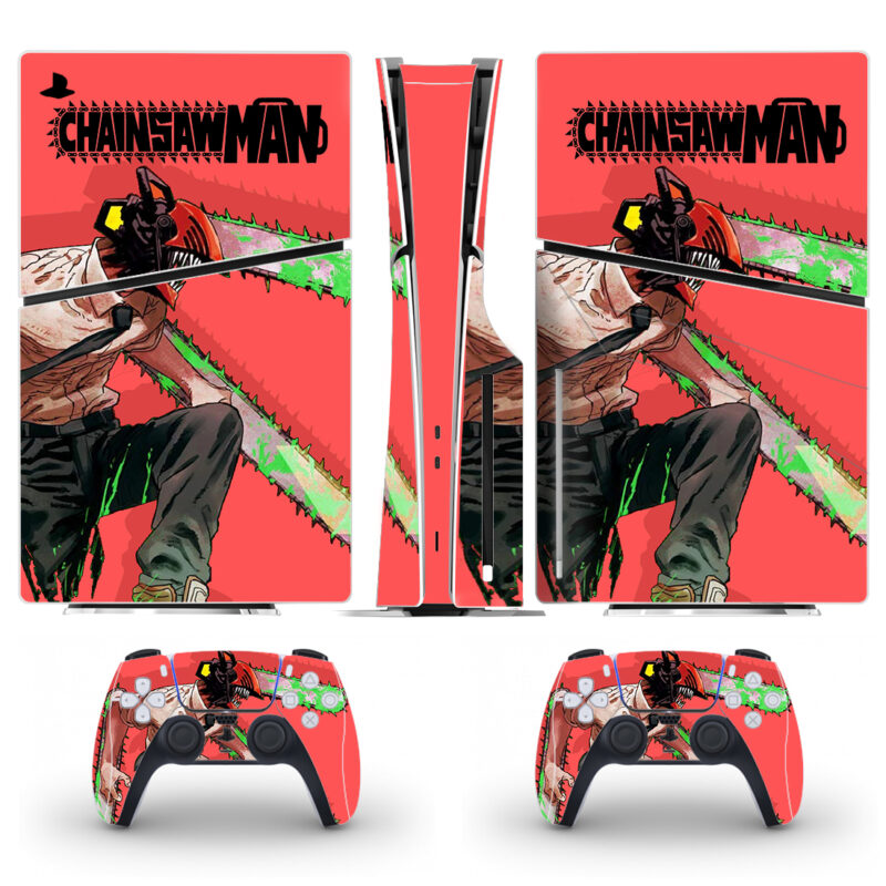 Chainsaw Man PS5 Slim Skin Sticker Cover