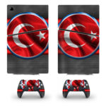 Flag Of Turkey PS5 Slim Skin Sticker Cover