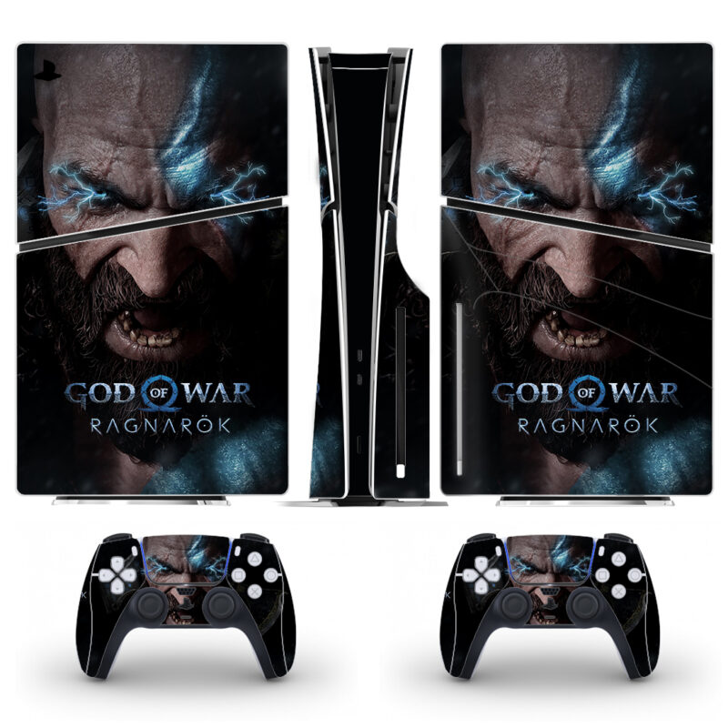 God Of War Ragnarök Skin Sticker For PS5 Slim Design 2