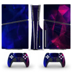 Poly Connections Abstract Skin Sticker For PS5 Slim