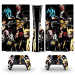 Anime Naruto And One Piece Skin Sticker For PS5 Slim