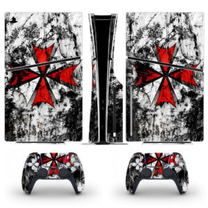 Resident Evil Symbol PS5 Slim Skin Sticker Cover