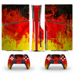 Flag Of Germany Painting Skin Sticker For PS5 Slim