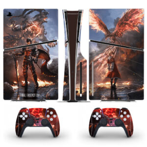 Final Fantasy XVI Skin Sticker For PS5 Slim Design 3