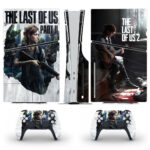 The Last Of Us Part II Skin Sticker For PS5 Slim Design 1