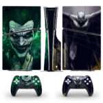 Joker And Batman: Arkham Origins Skin Sticker For PS5 Slim