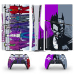 Batman And Joker Skin Sticker For PS5 Slim